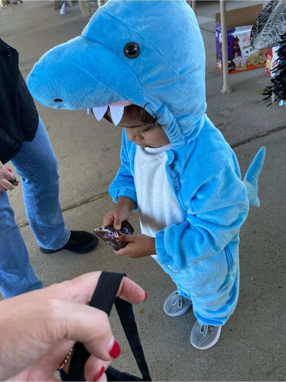 Baby Shark Costume Hooded One-Piece Toddler 18/24 Month